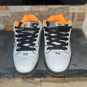 Gray and Orange Men's Shoes
